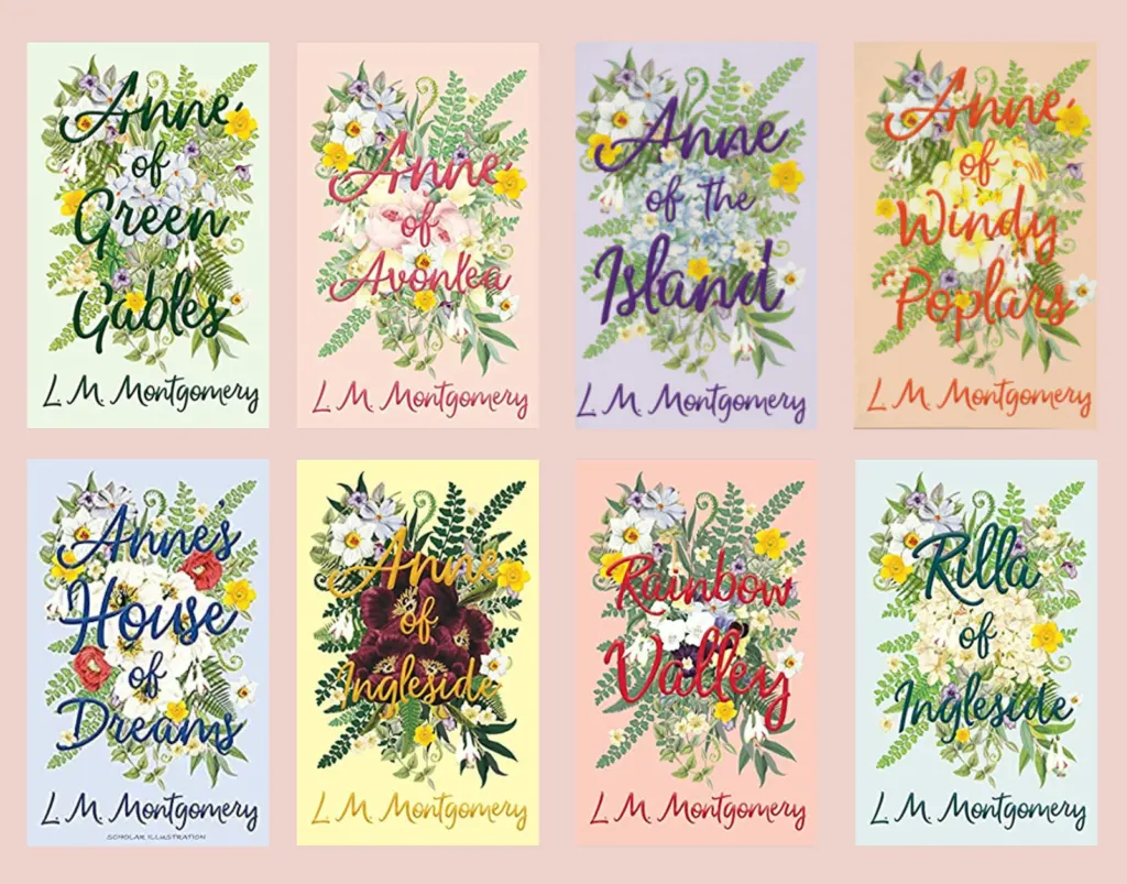 Anne of green gables books in order book covers