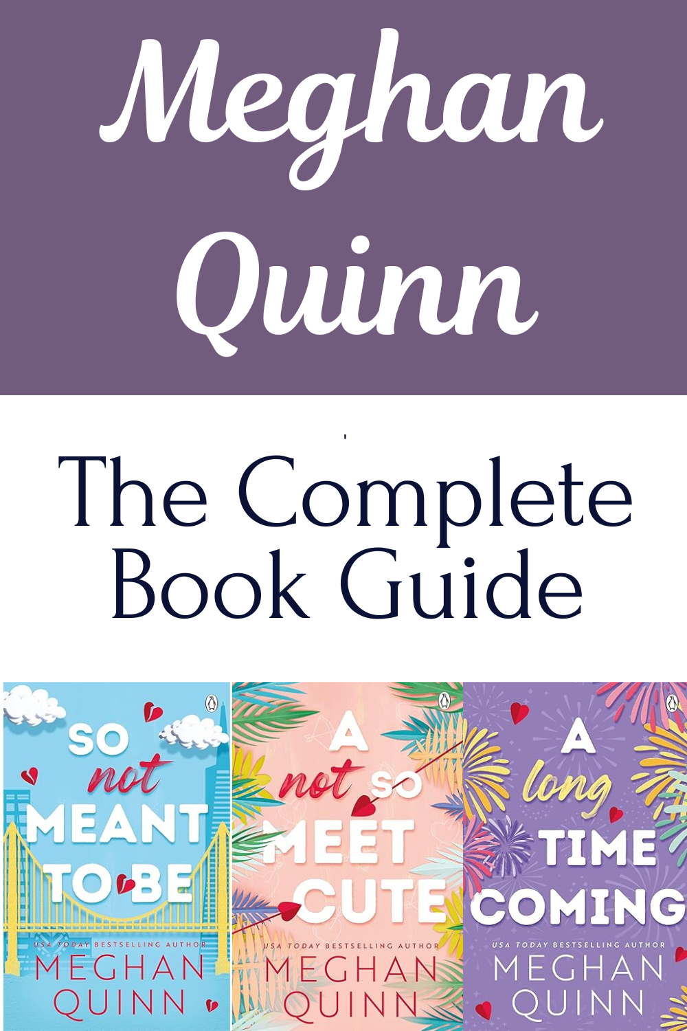 Meghan Quinn Books in Order Complete Guide 2024